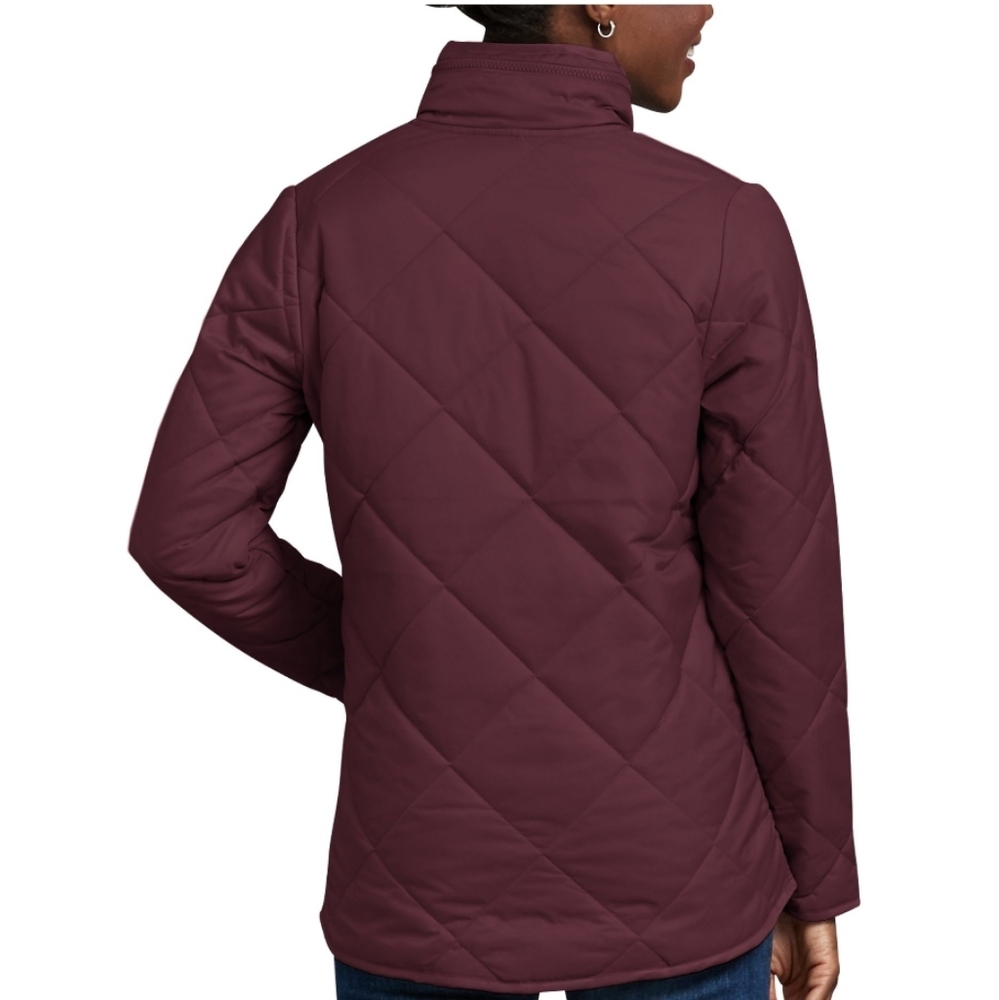 Dickies Diamond Quilted Jacket, Like New, Burgundy, Sz L, *Missing Hood* - Picture 2 of 10